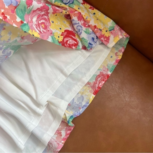 Emily Wonder Surplice Dress Floral Multicolor Whimsical Cottage Fairy Sz S NWT - Picture 12 of 13